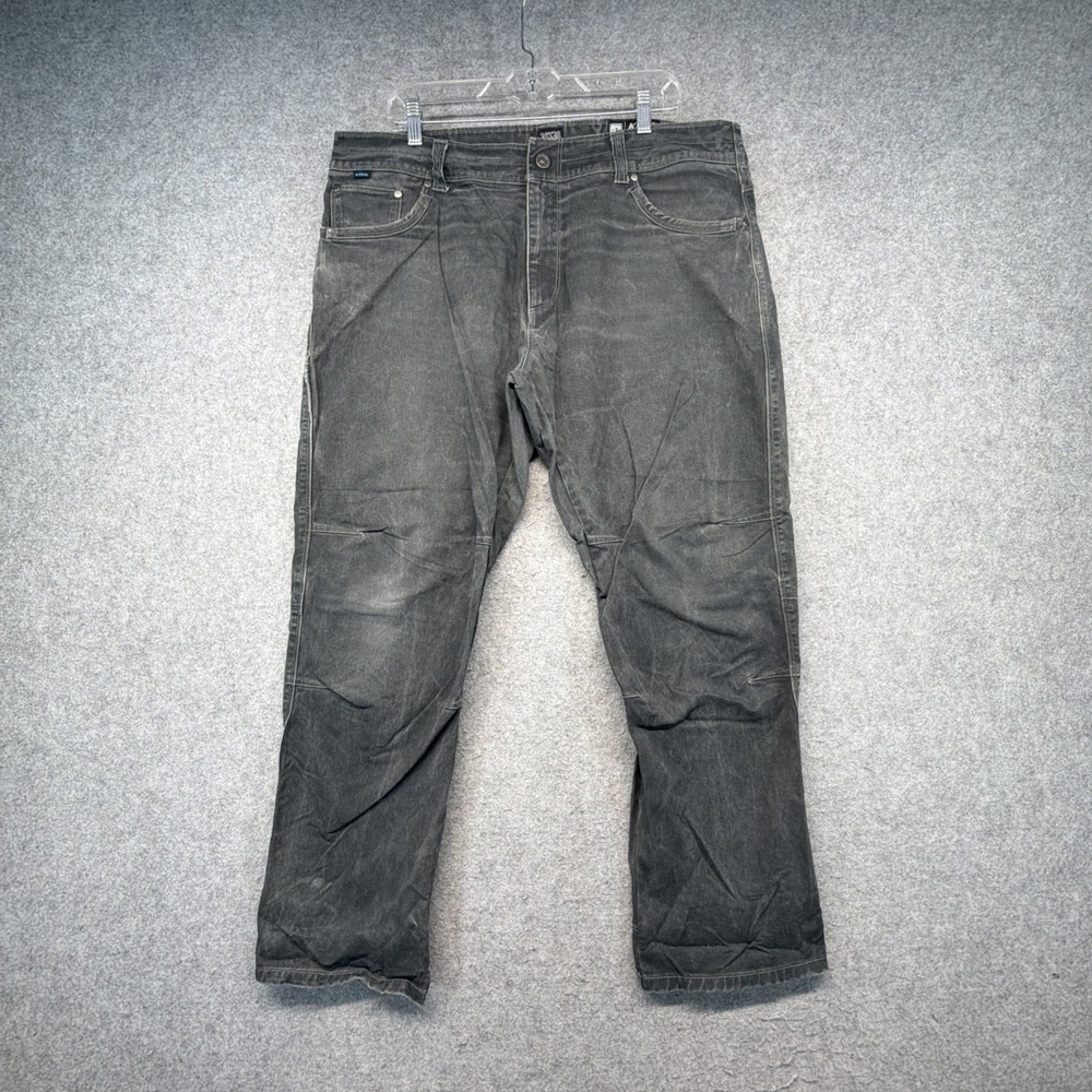 Kuhl Rydr Womens 16S (38x29) Vintage Patina Dye Gray Heavy Twill Pants